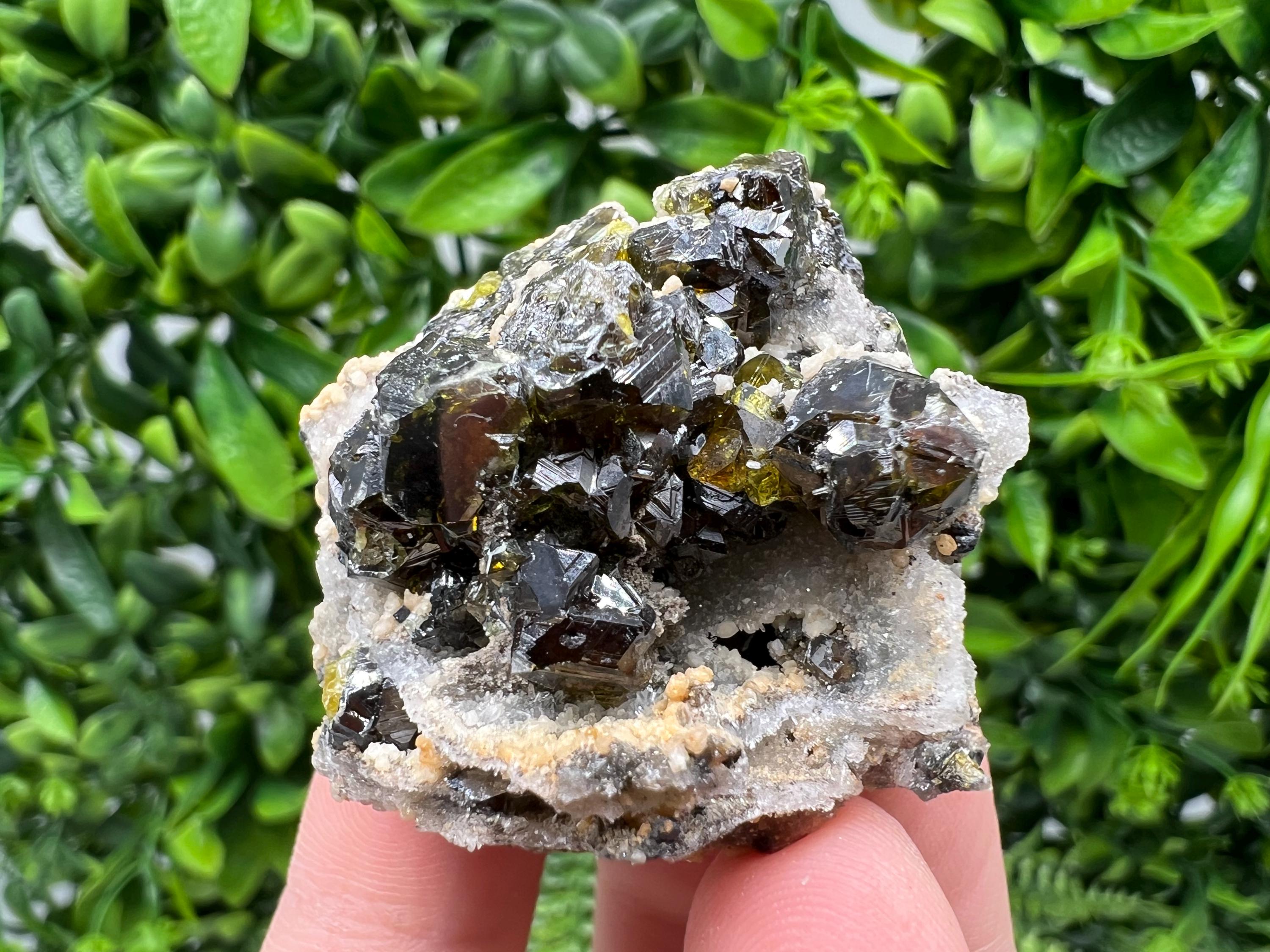 Transparent Yellow Sphalerite Gem: Rare Cleiophane Crystal Mineral