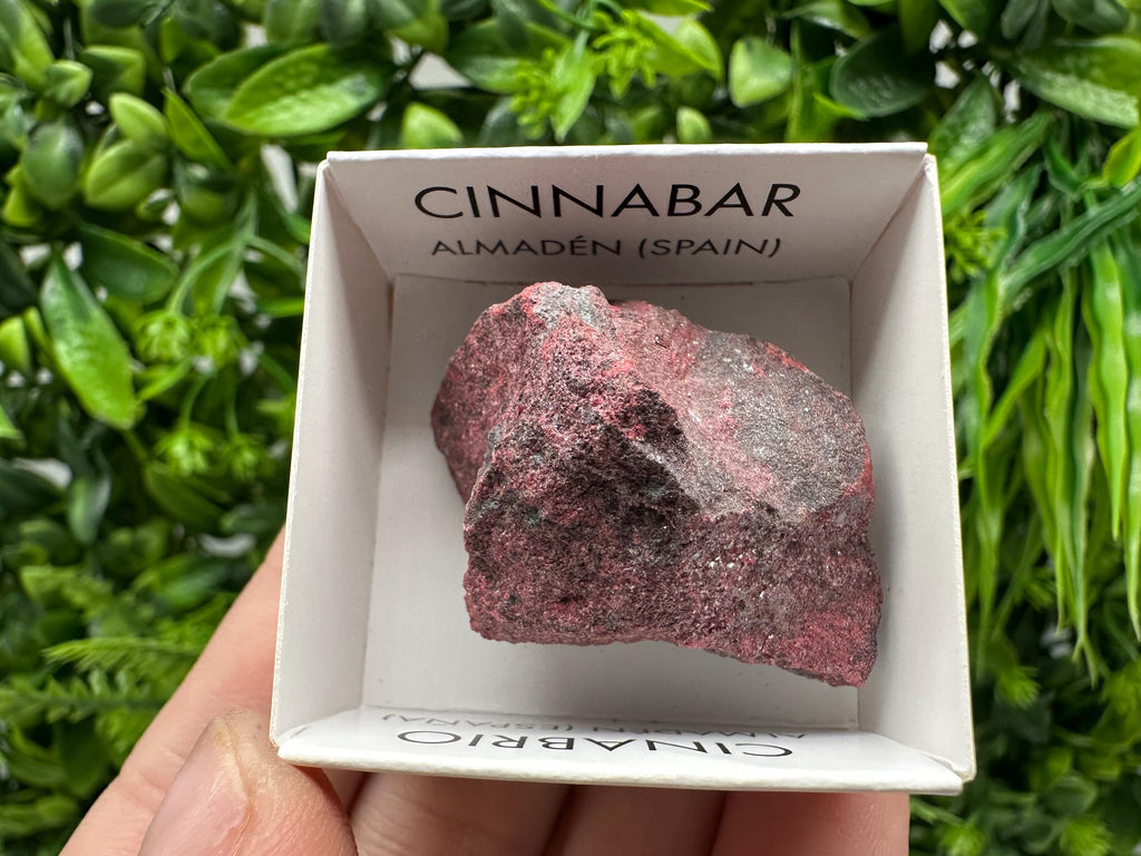 Red Cinnabar Crystal Specimen: Almaden Mines, Spain - Chakra Stone
