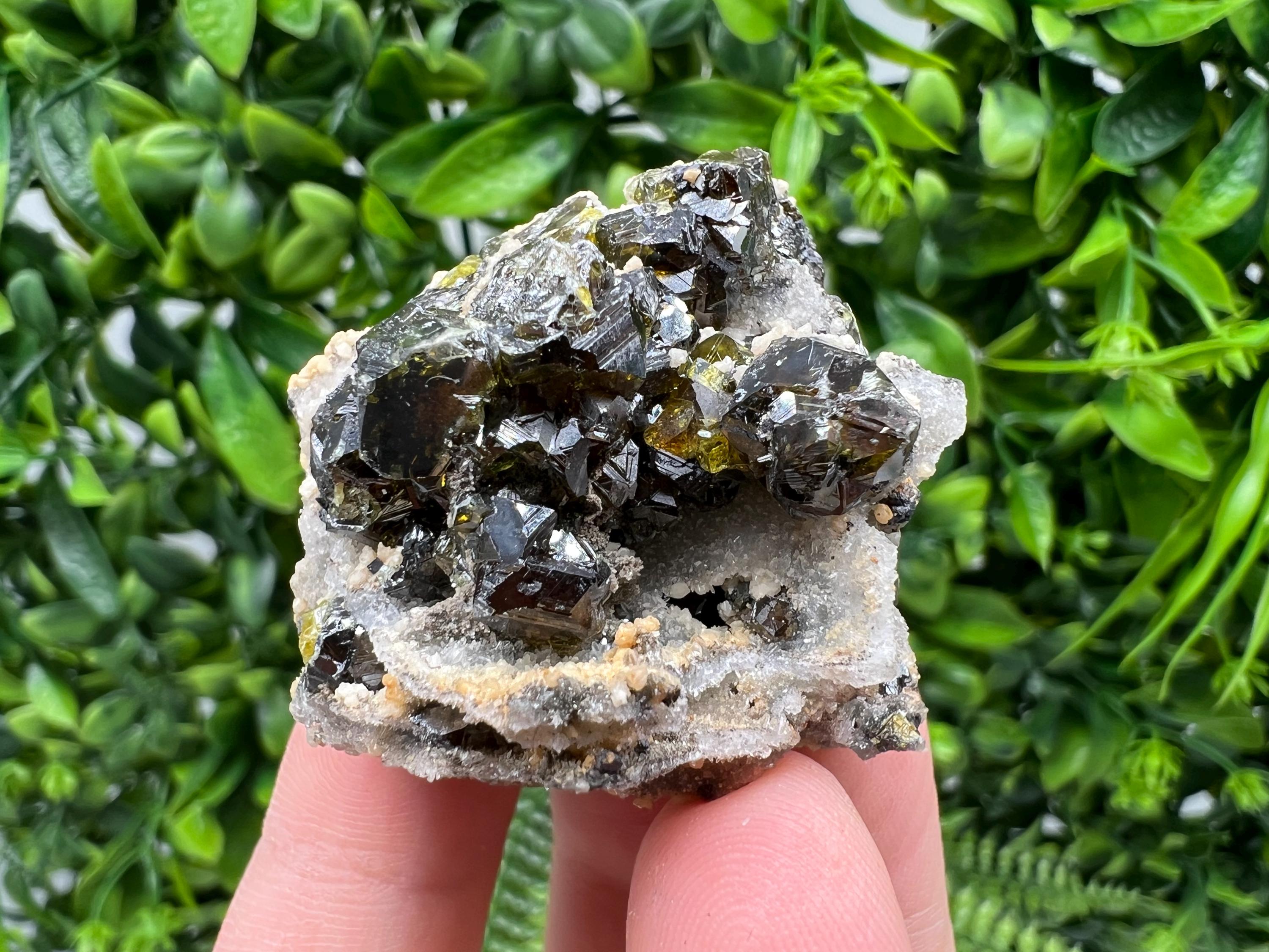 Transparent Yellow Sphalerite Gem: Rare Cleiophane Crystal Mineral