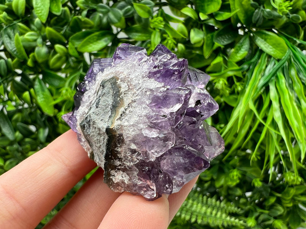 Uruguay Amethyst Crystal: Purple Quartz Home Decor, Energy Stone