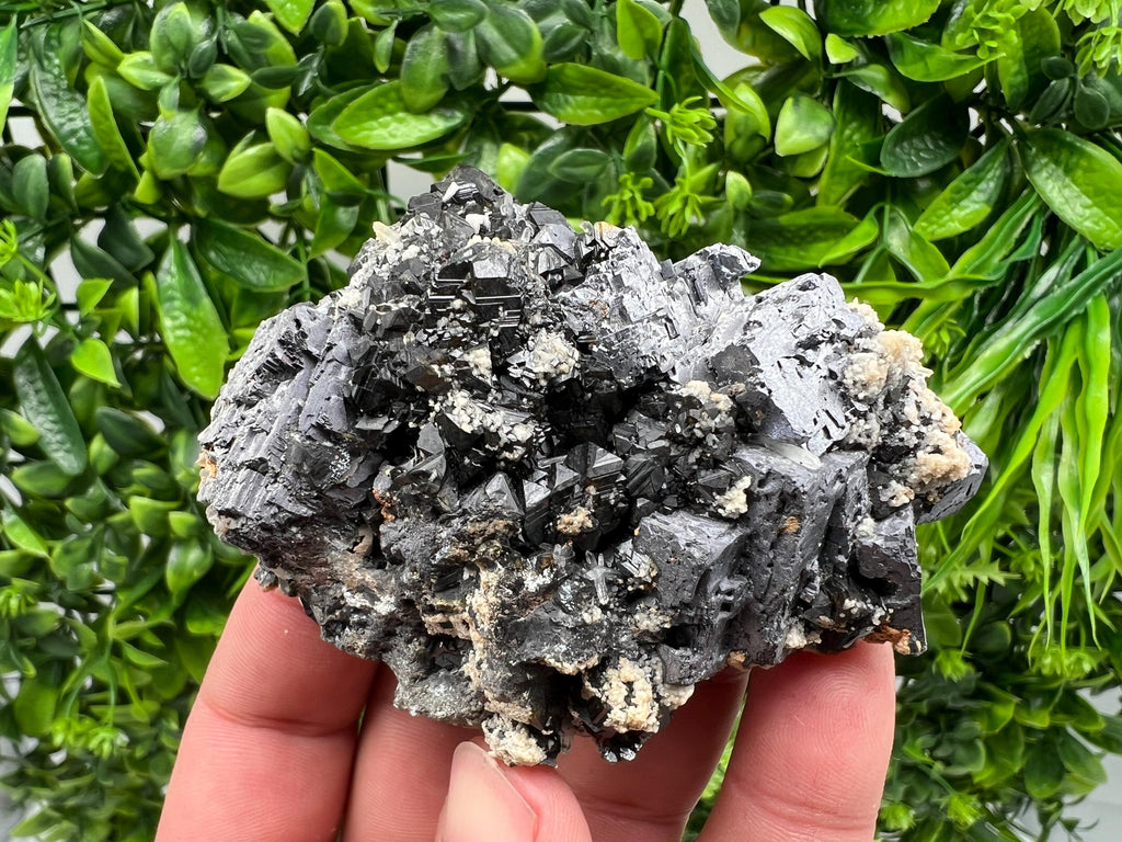 Skeleton Galena Cluster: Rare Morphology Crystal Mineral Souvenir