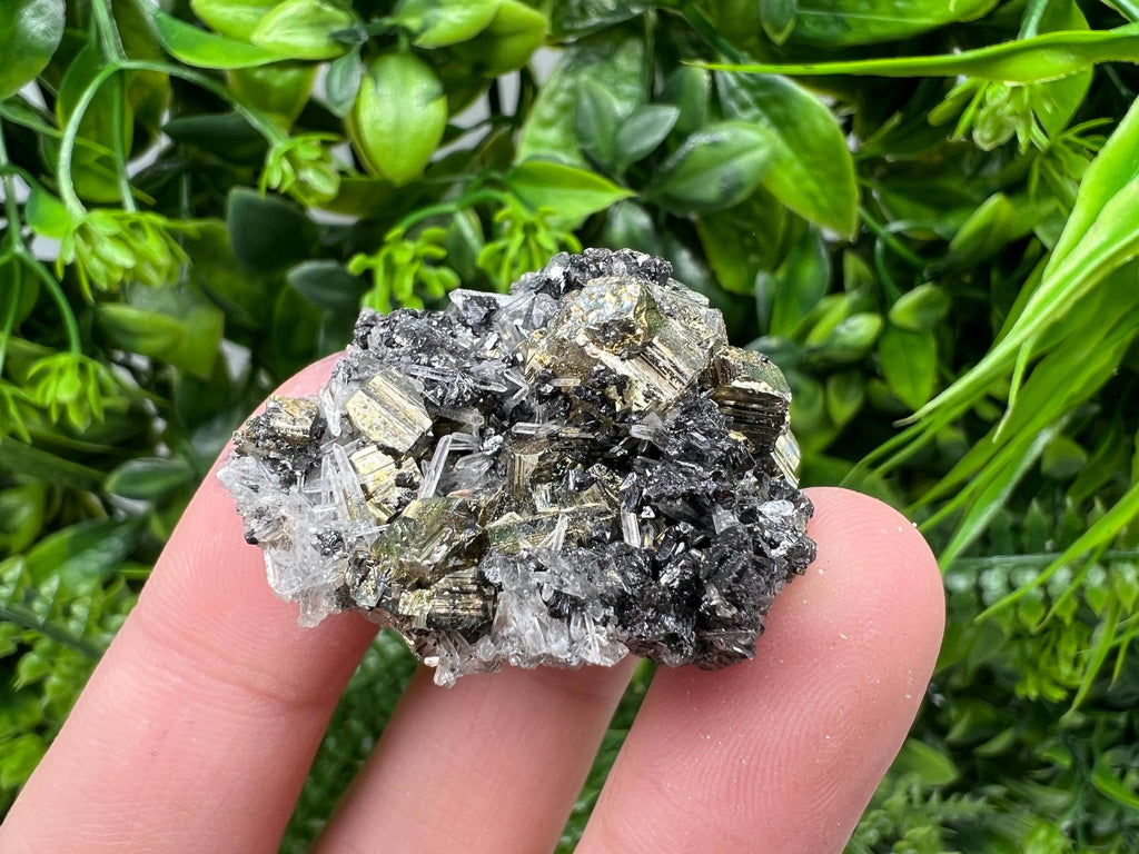 Stunning Pyrite on Quartz,Calcite from Borieva mine,Madan,Bulgaria,natural,collectible mineral specimen,home decor stone,collection crystal