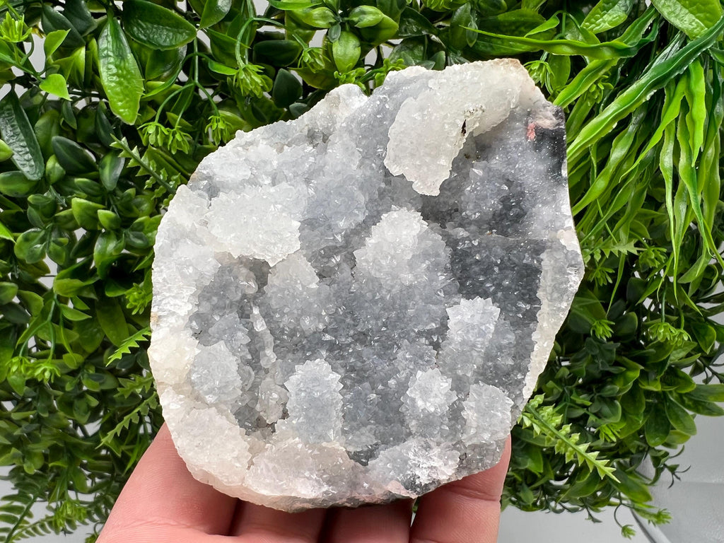 Natural Chalcedony Specimen: India Crystal Mineral, Home Decor