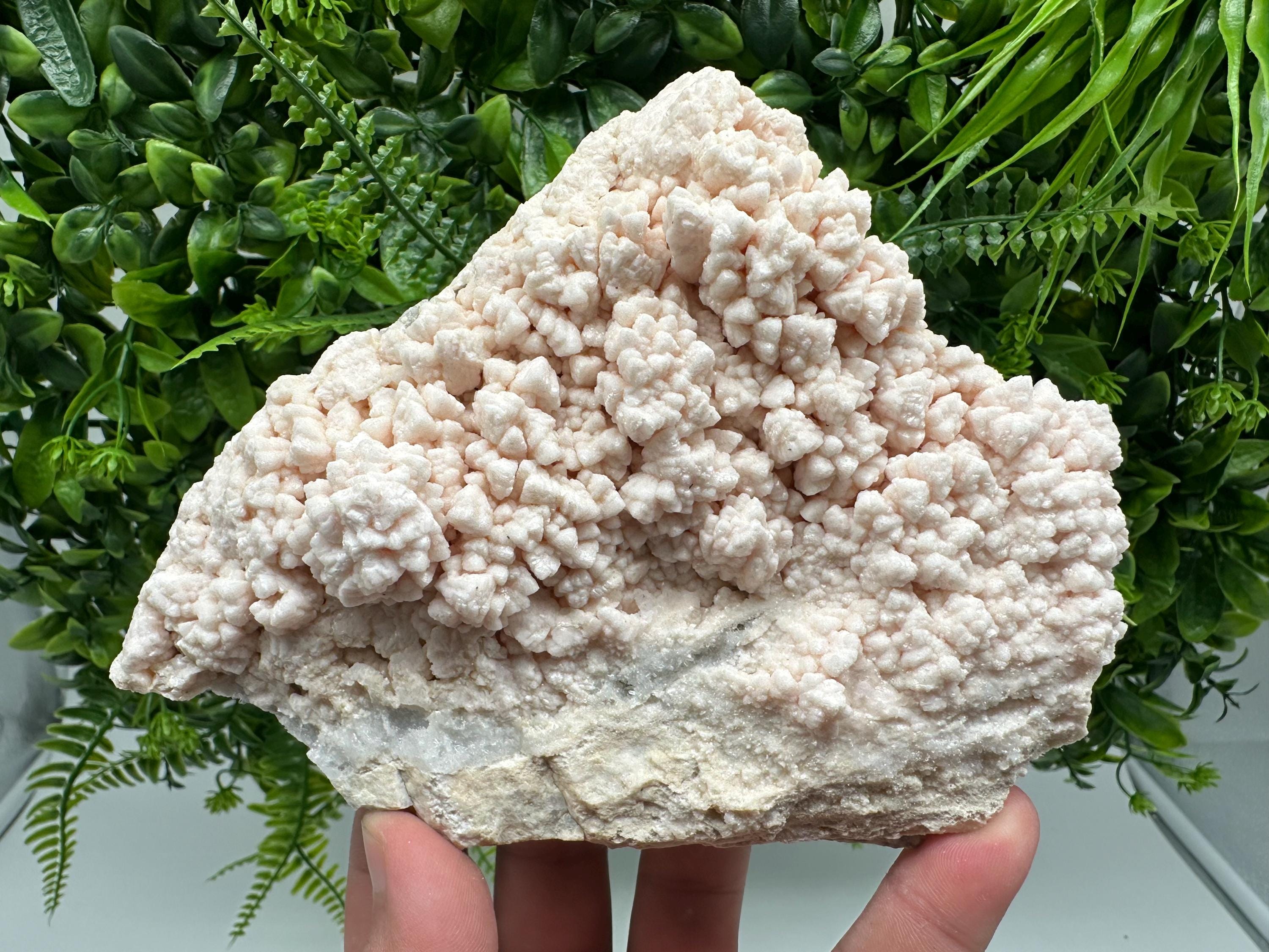 Pink Manganocalcite Mineral Specimen: Krushev Dol Mine, Bulgaria