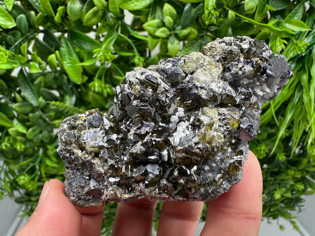 Stunning Gems Sphalerite Cleiopfane on Quartz from Krushev dol mine,Madan,Bulgaria,natural,collectible mineral specimen,home decor stone