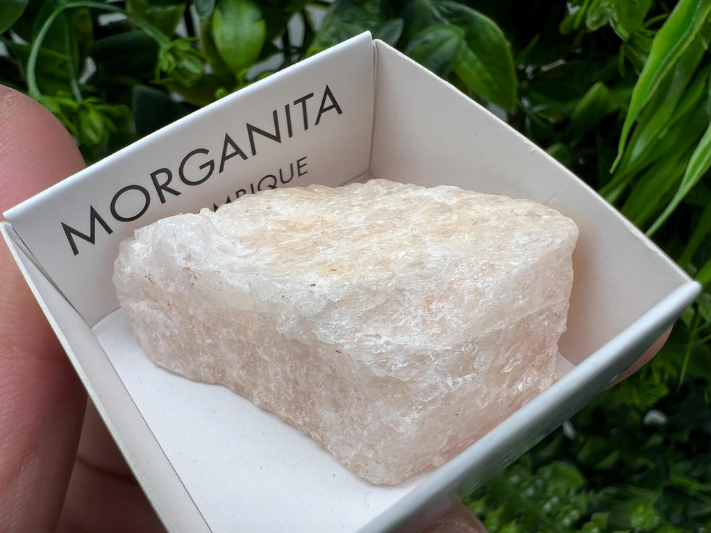 Rare Raw Morganite Mineral Specimen, Mozambique Crystal