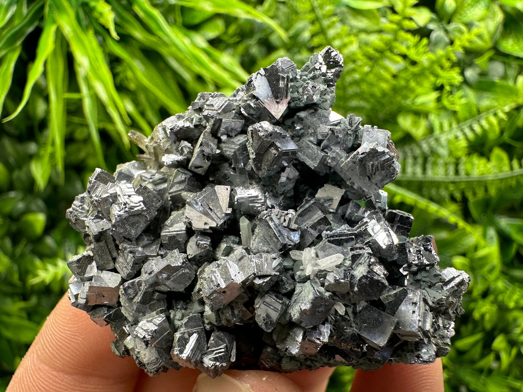 Skeletal Galena Mirror Crystal, Drujba Mine, Bulgaria