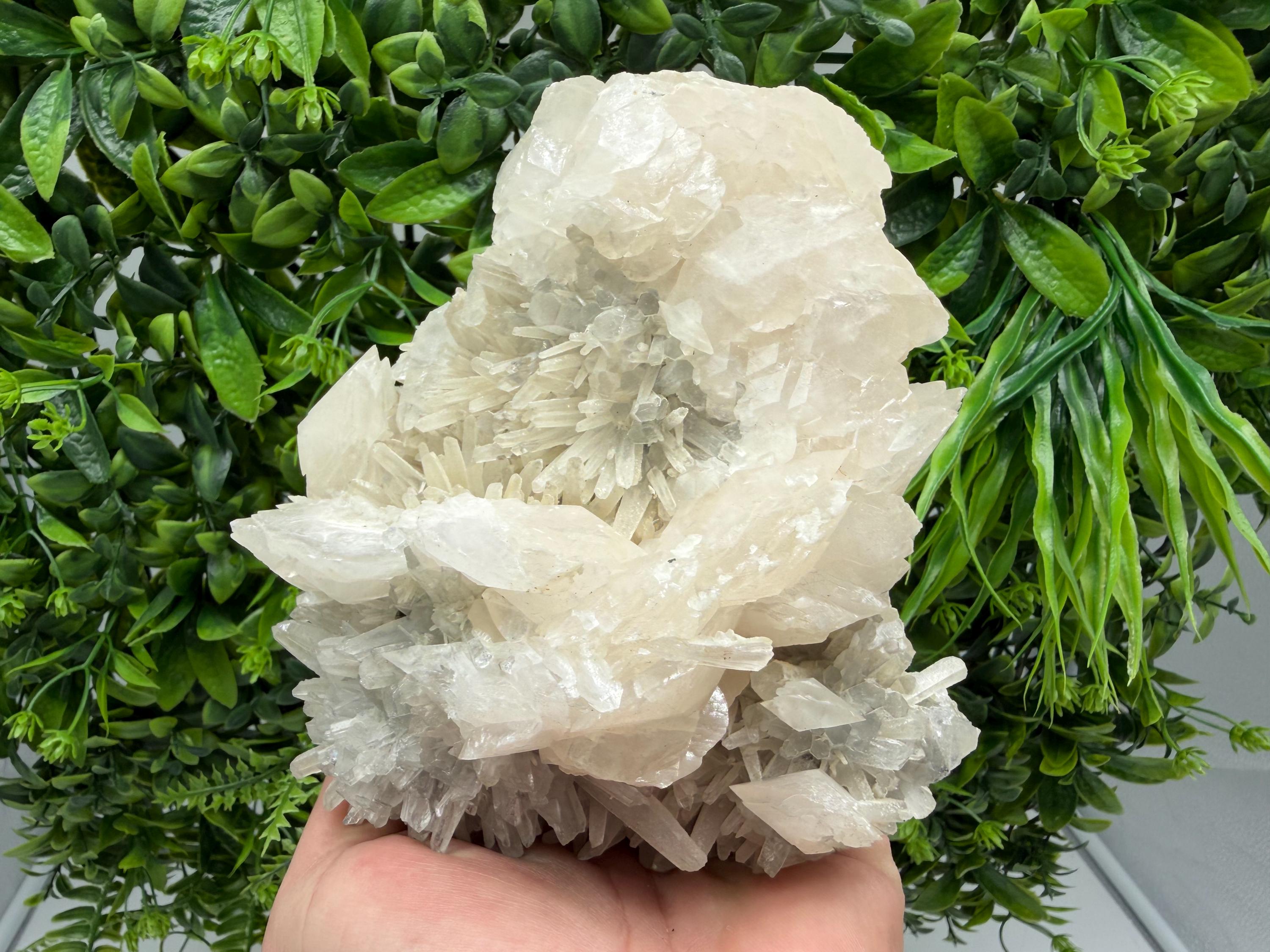 Milky Quartz Calcite Specimen, Borieva Mine Bulgaria, Home Decor Stone