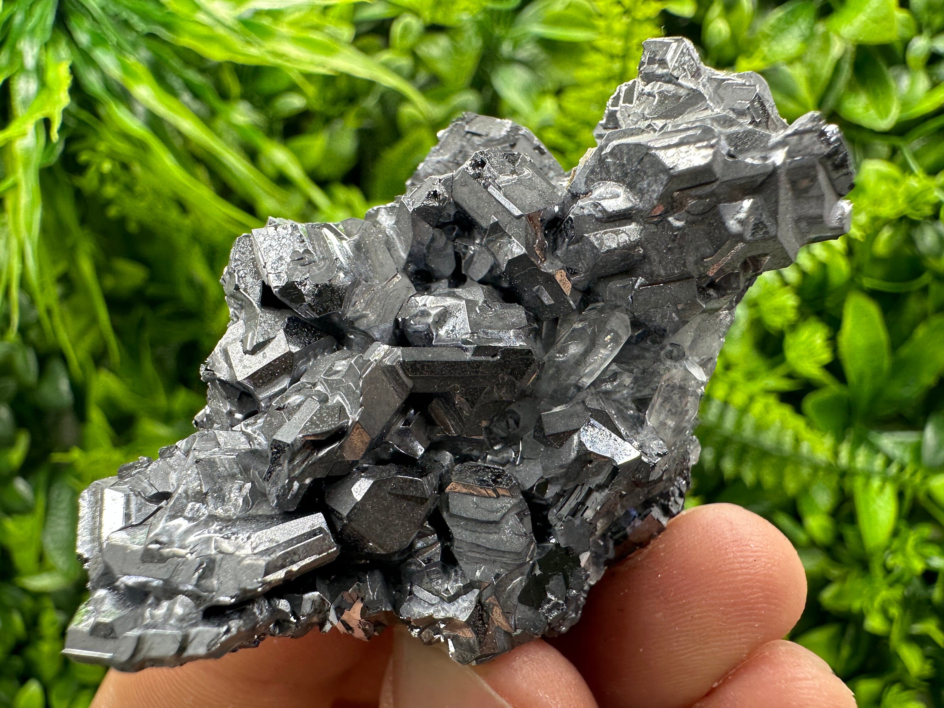 Galena Spinel Quartz Twinning Crystal - Kryshev Dol, Bulgaria