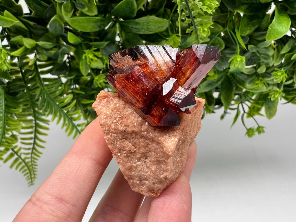 Orange-Brown Arcanite Mineral Specimen, Santa Ana Tin Mine