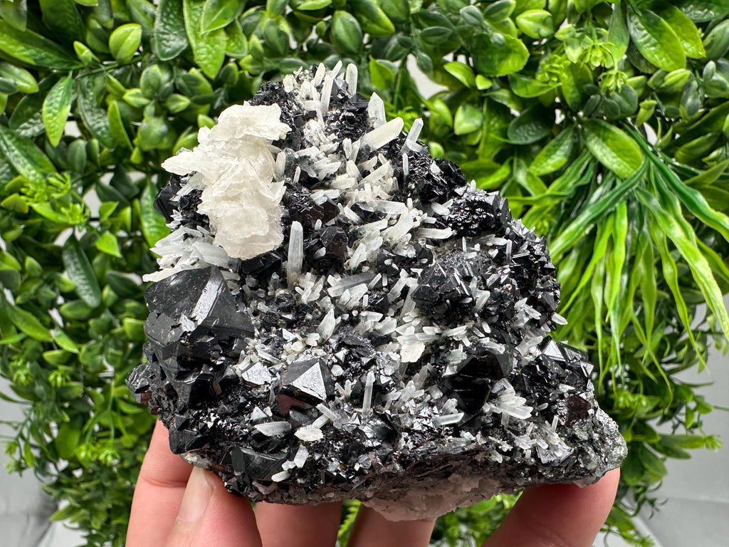 Mirror Galena, Sphalerite & Calcite Specimen: Borieva Mine, Bulgaria