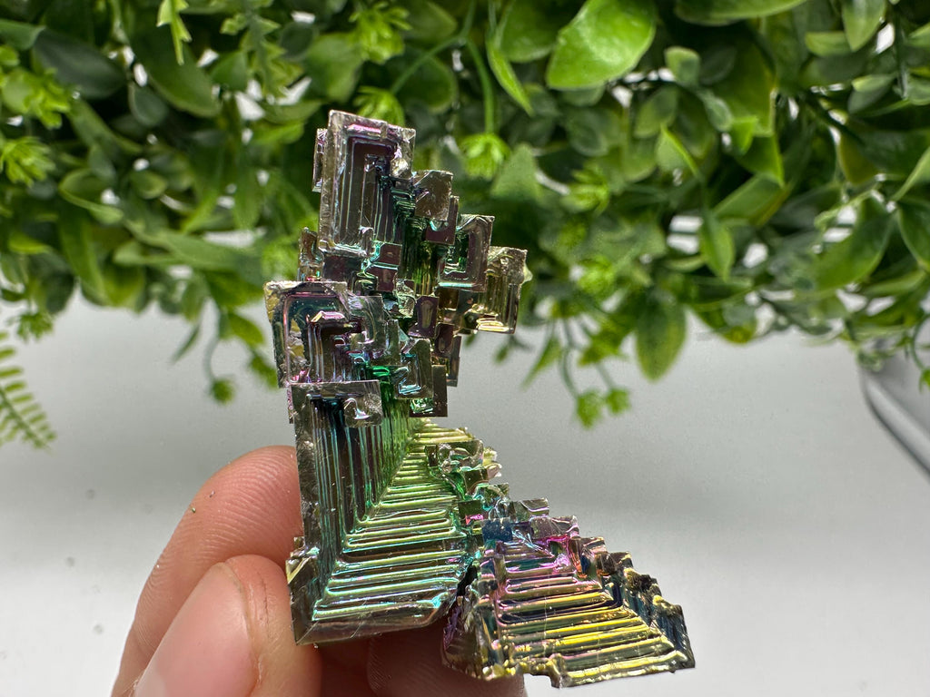 Rainbow Bismuth Crystal: Rare Gemstone Specimen,wholesale Bismuth