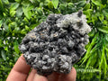 Sphalerite on Green Quartz, Madan Bulgaria, Mineral Specimen