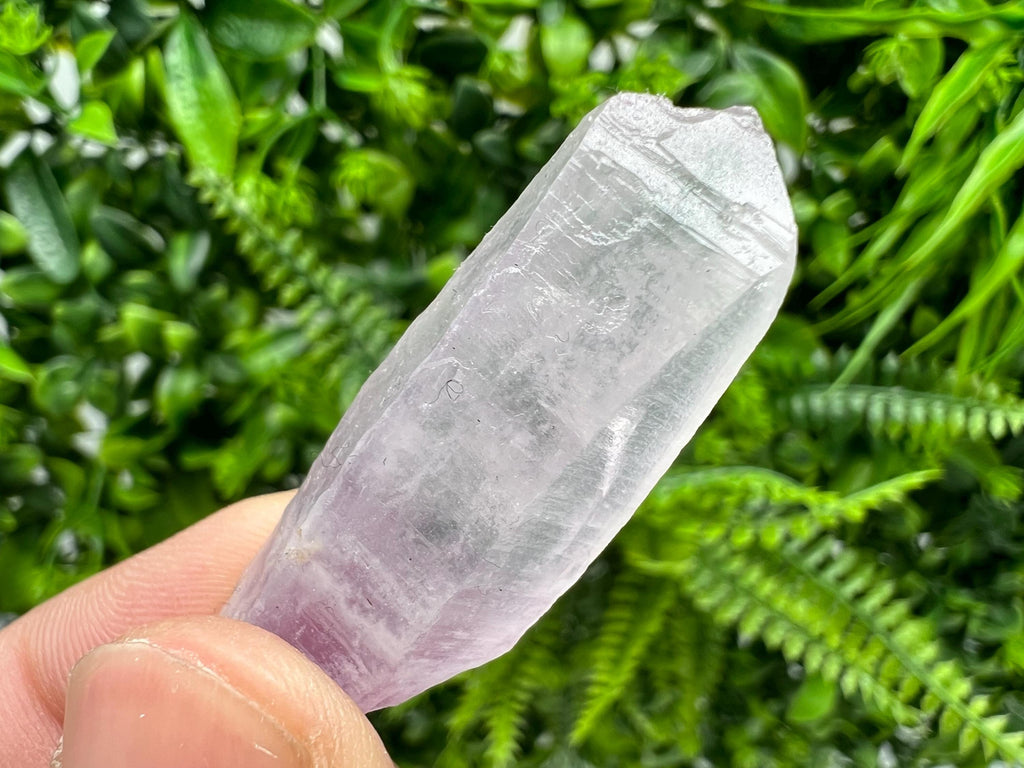 Amethyst Phantom Quartz Crystal with Chalcedony & Chlorite Inclusions