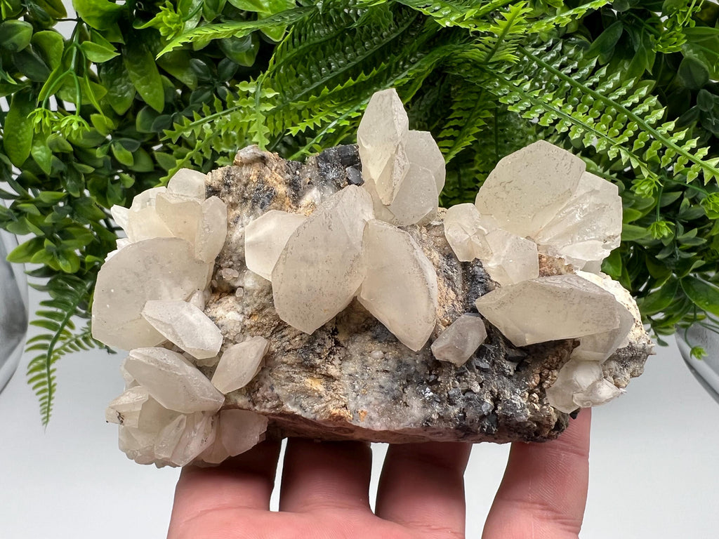 Natural Calcite Cluster: Bulgaria Mineral Specimen, Home Decor Stone
