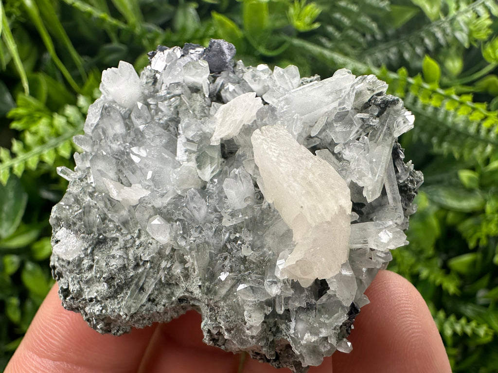 Calcite with Quartz: Natural Mineral Souvenir, Borieva Bulgaria