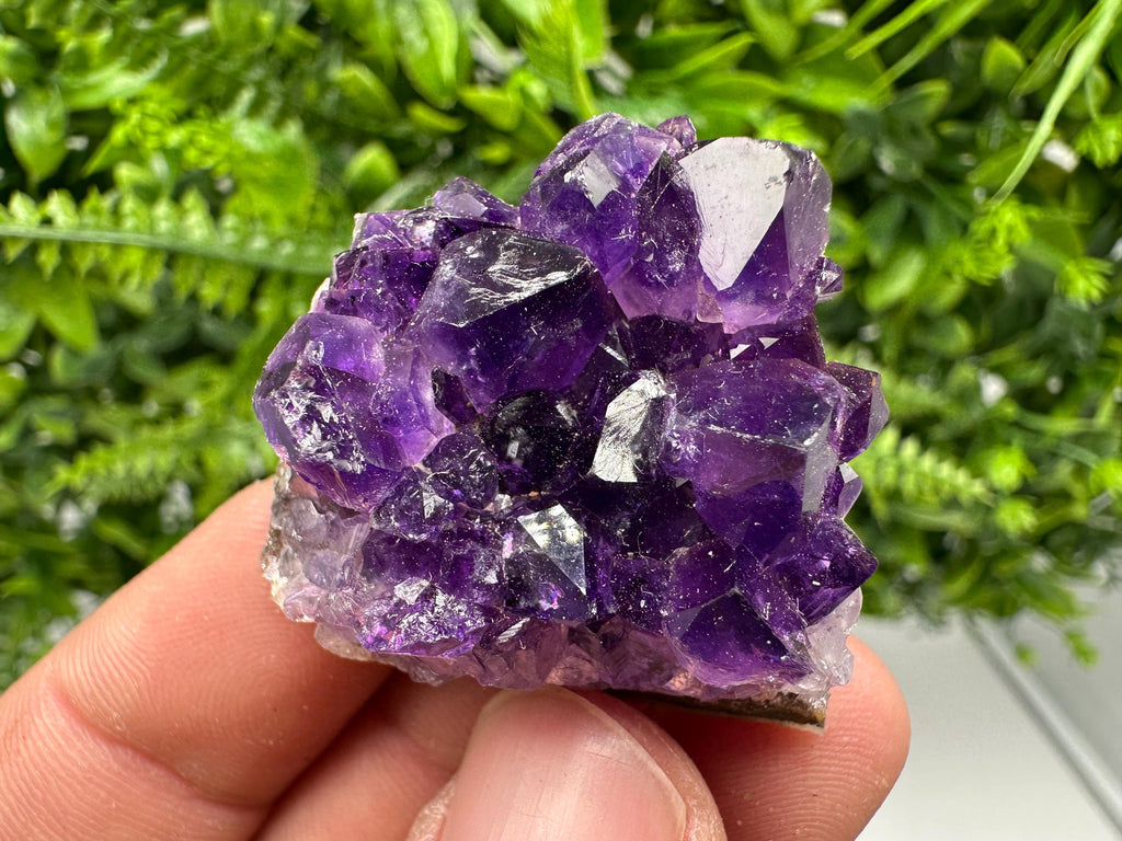 Natural Purple Amethyst Cluster, Uruguay Crystal, Home Decor