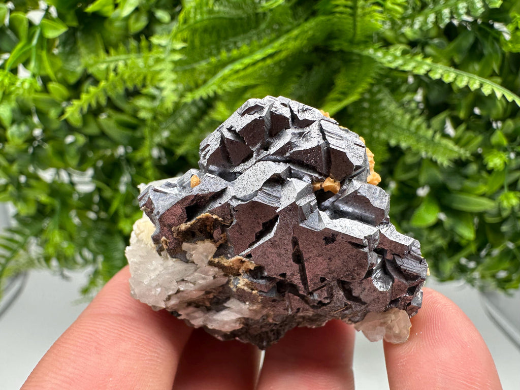 Amazing Galena spinel law on Quartz whit Siderite,from Krushev dol mine,Bulgaria,natural,collection mineral specimen,home decor crystal,souv