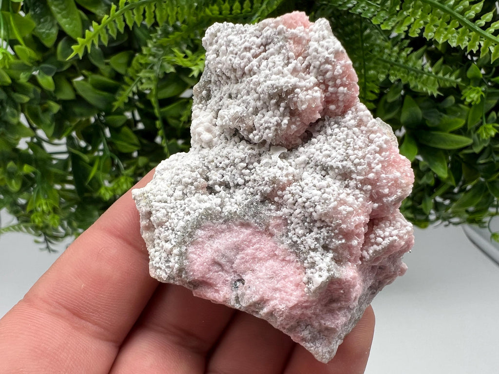RARE Rhodochrosite with White Calcite, Starnica Mine, Bulgaria