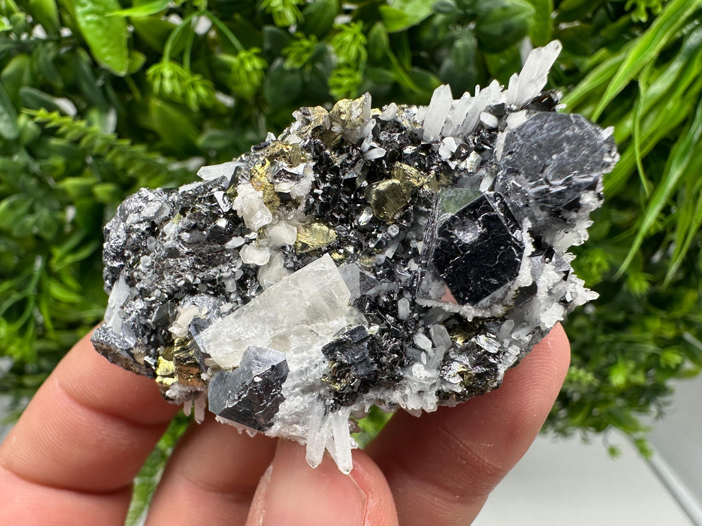 Rare Galena Sphalerite Pyrite Specimen, Krushev dol Mine, Bulgaria
