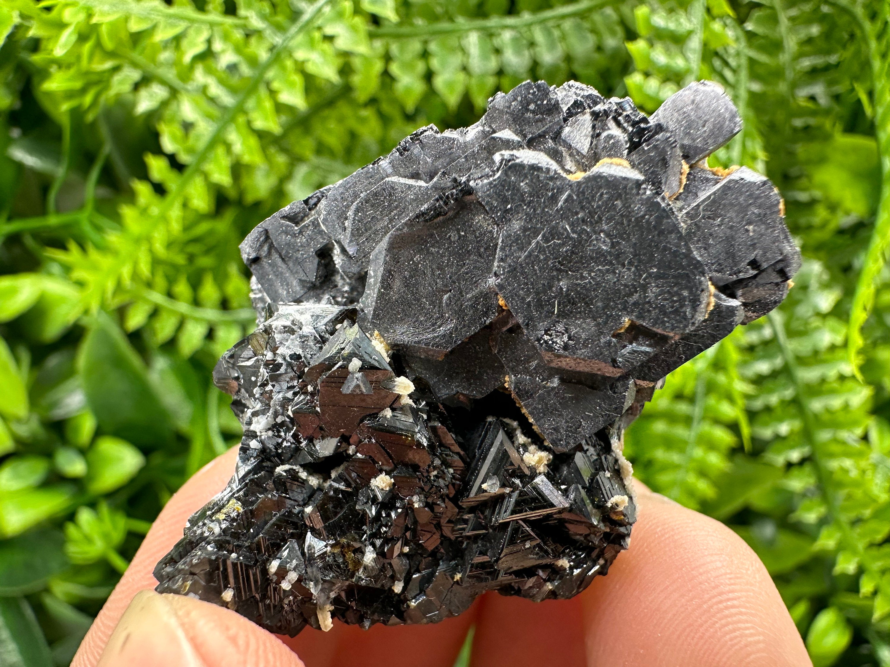 Skeletal Galena on Sphalerite, Natural Crystal Home Decor