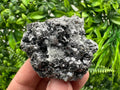 Sphalerite on Green Quartz, Madan Bulgaria Mineral Specimen