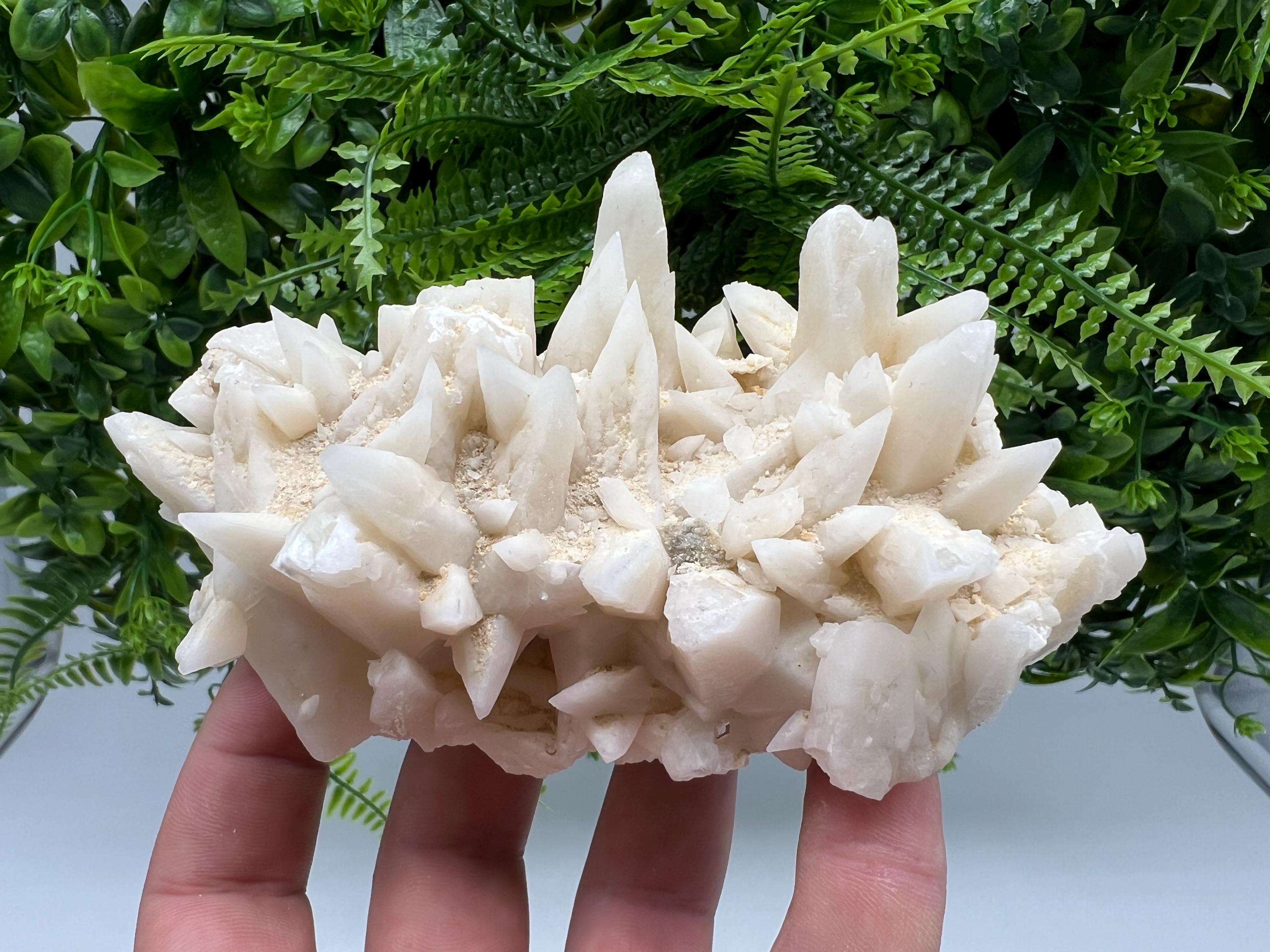 Calcite on Aragonite: Rare Healing Crystal from Bulgaria
