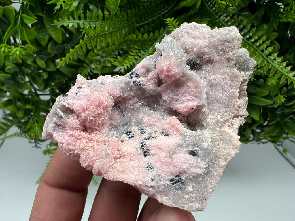 Rare Rhodochrosite with Calcite, Starnica Mine, Bulgaria