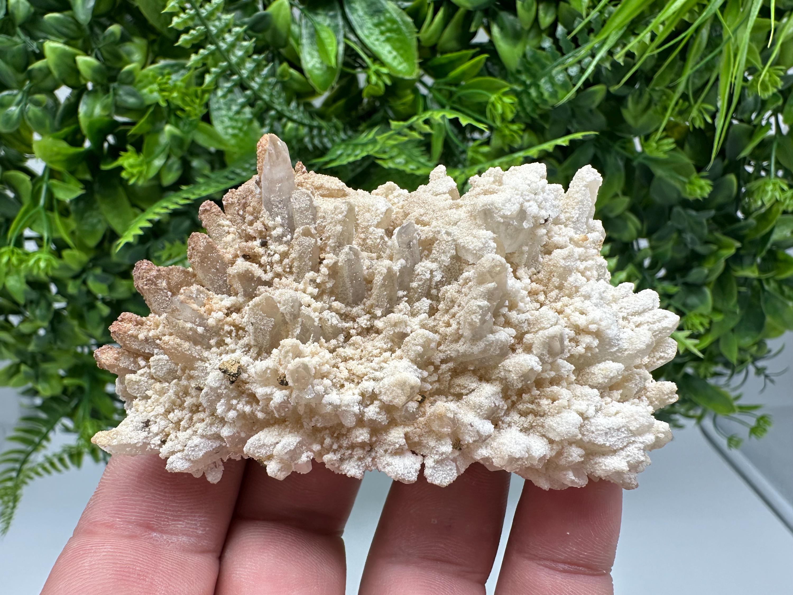 Quartz Calcite Chalcopyrite Specimen: Krushev Dol Mine, Bulgaria