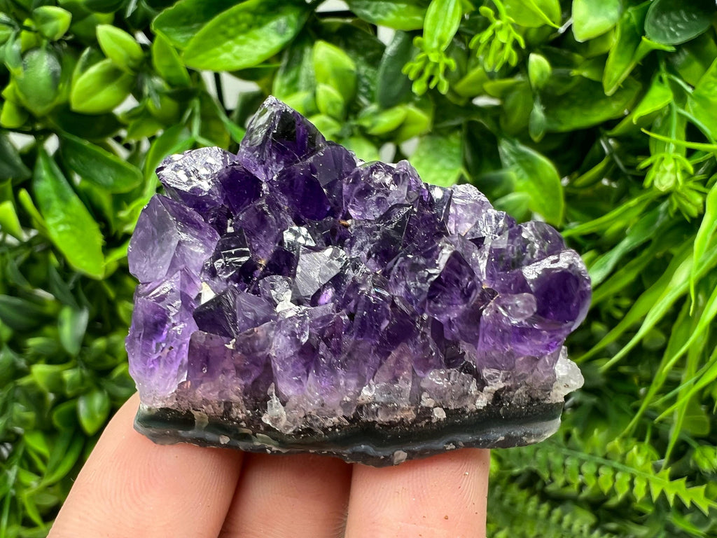 Uruguay Amethyst Crystal: Purple Quartz Home Decor, Energy Stone