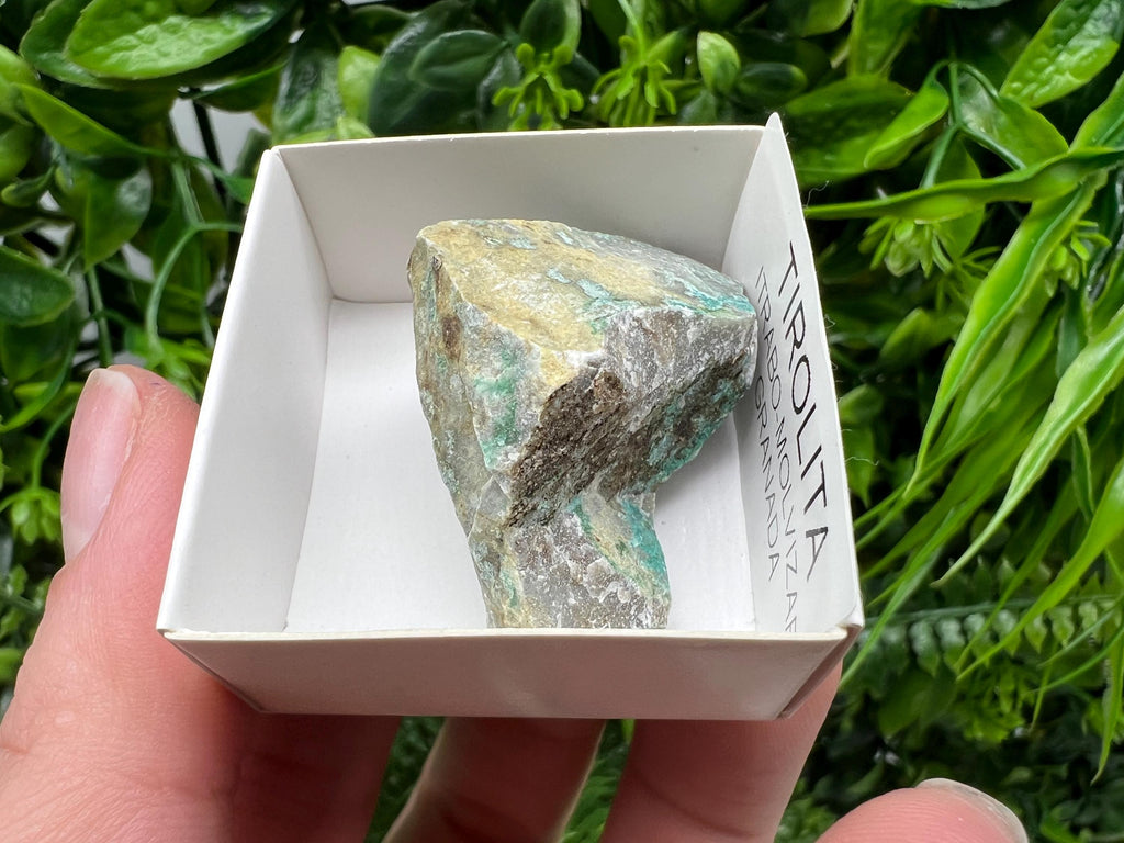 Rare Raw Tirolite Specimen: Granada Spain Mineral Collection