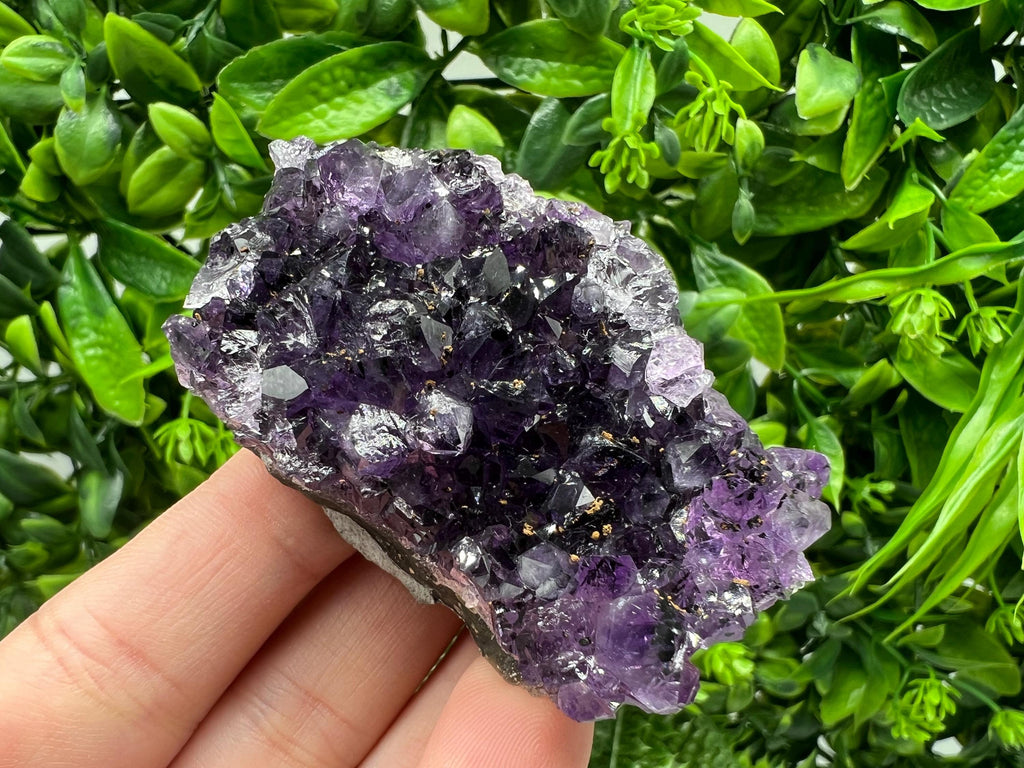 Uruguay Amethyst Crystal: Purple Quartz Home Decor, Energy Stone