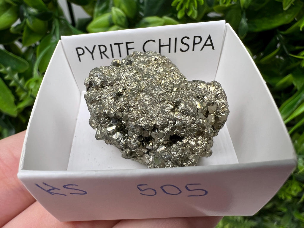 Peruvian Pyrite Cube: Natural Gold Mineral Specimen, Home Decor Stone (3/3.7cm