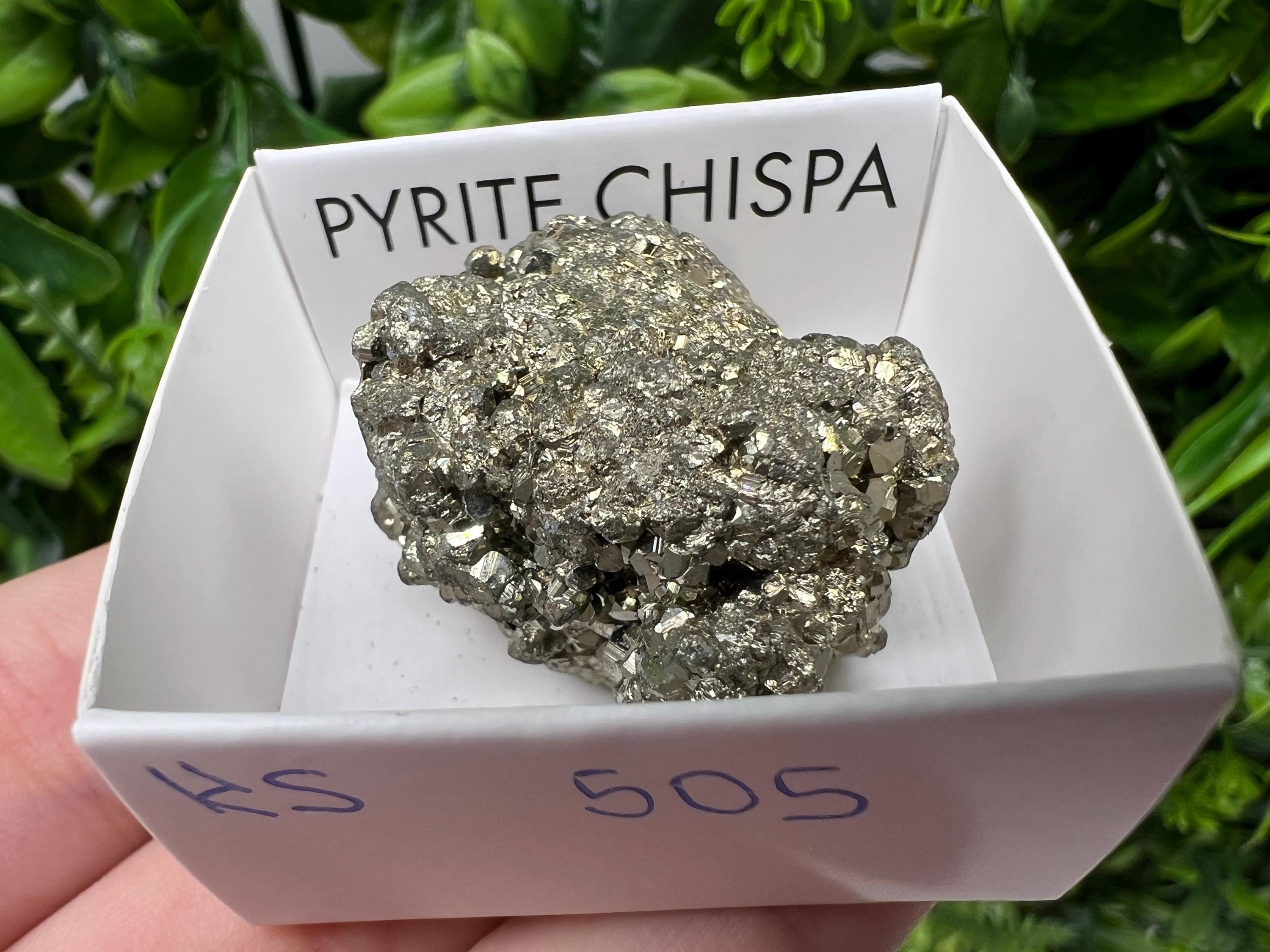 Peruvian Pyrite Cube: Natural Gold Mineral Specimen, Home Decor Stone (3/3.7cm