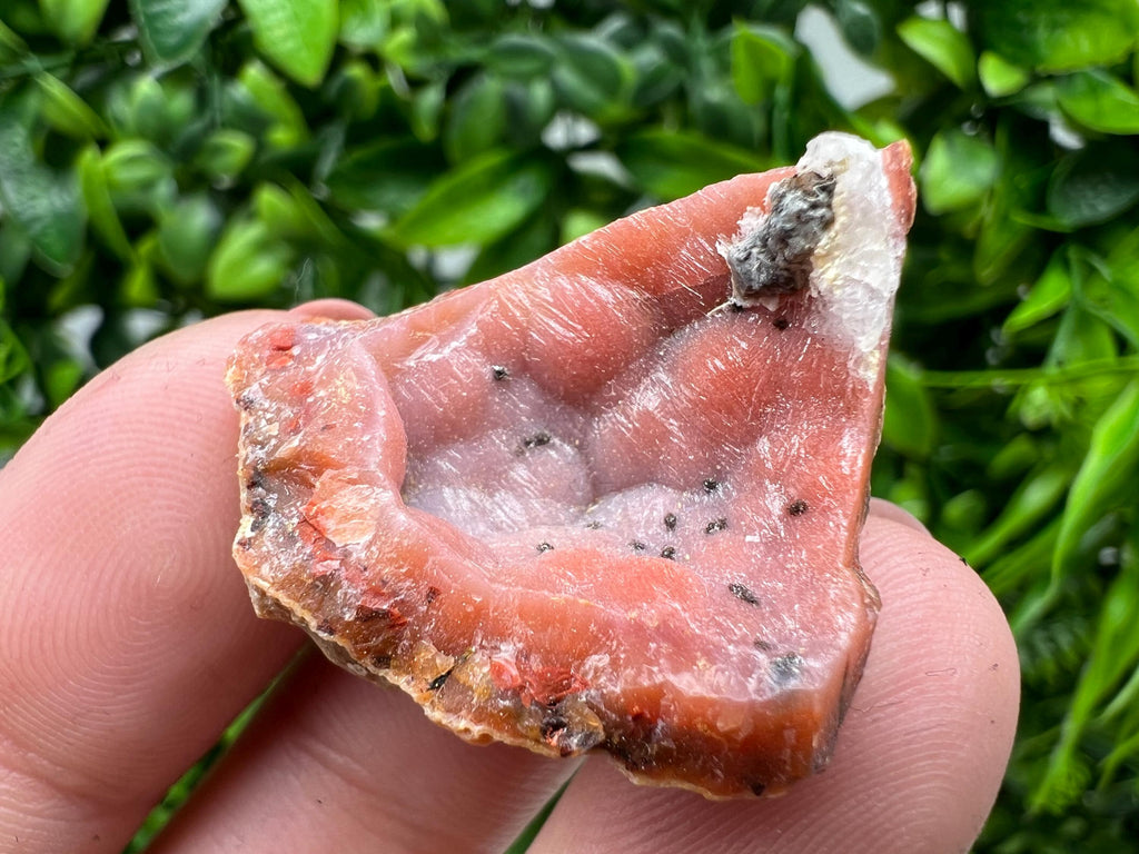 Red Chalcedony Crystal, Moroccan Mineral Specimen, Souvenir Gift