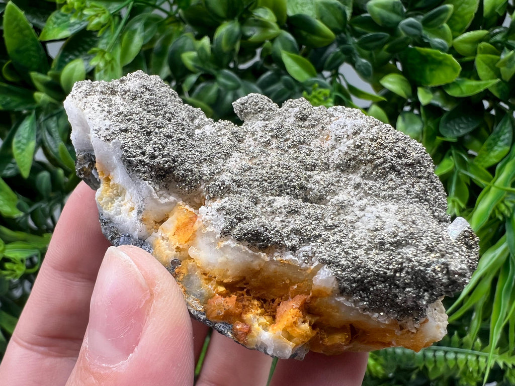 Barite,Marcasite on Chalcedony,from Androvo mine,Bulgaria,natural minerals souvenir,collection crystal,rare Barite cluster,gift,home