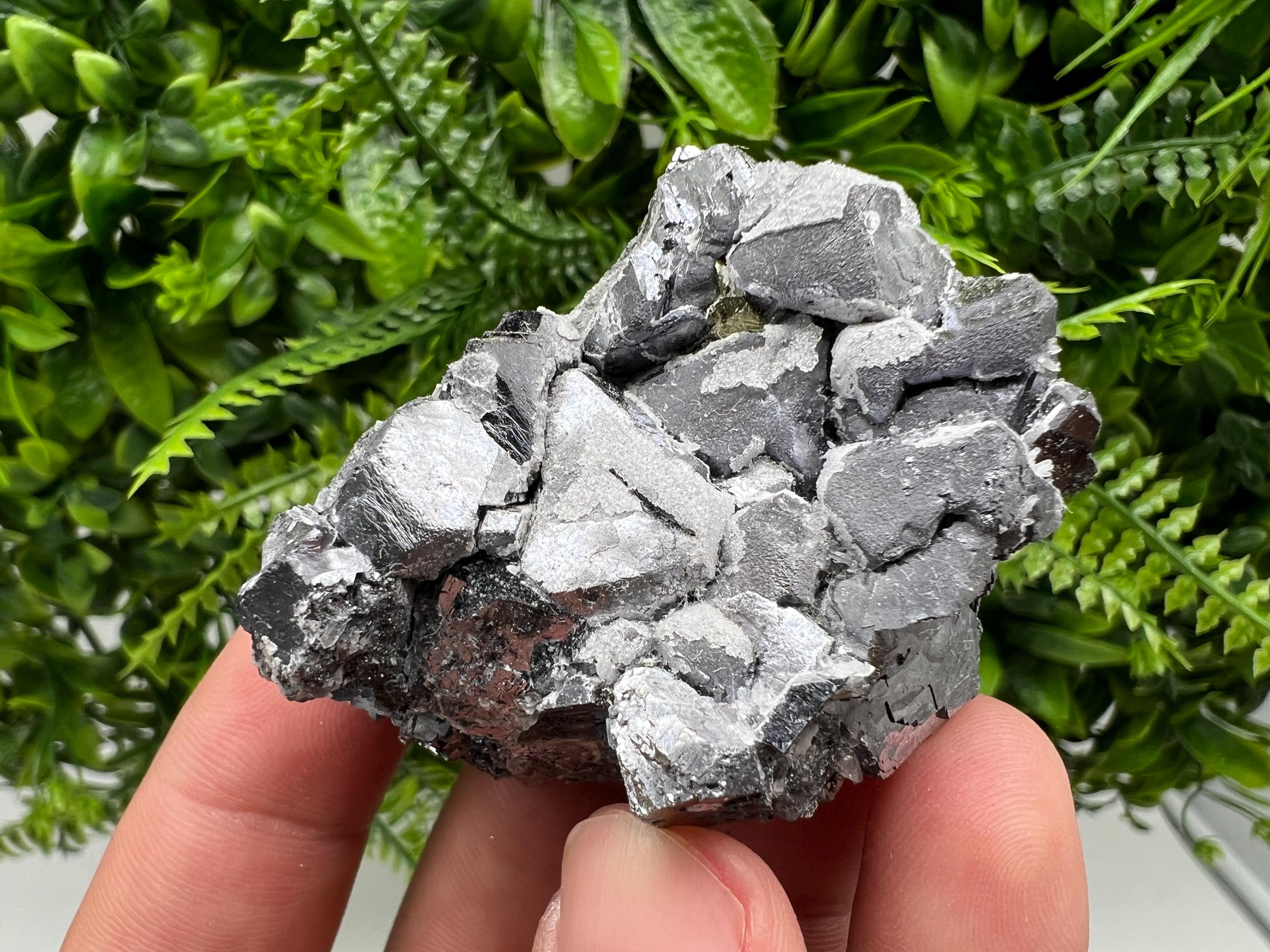 Chalcopyrite with Galena Mineral Specimen, Krushev Dol Mine