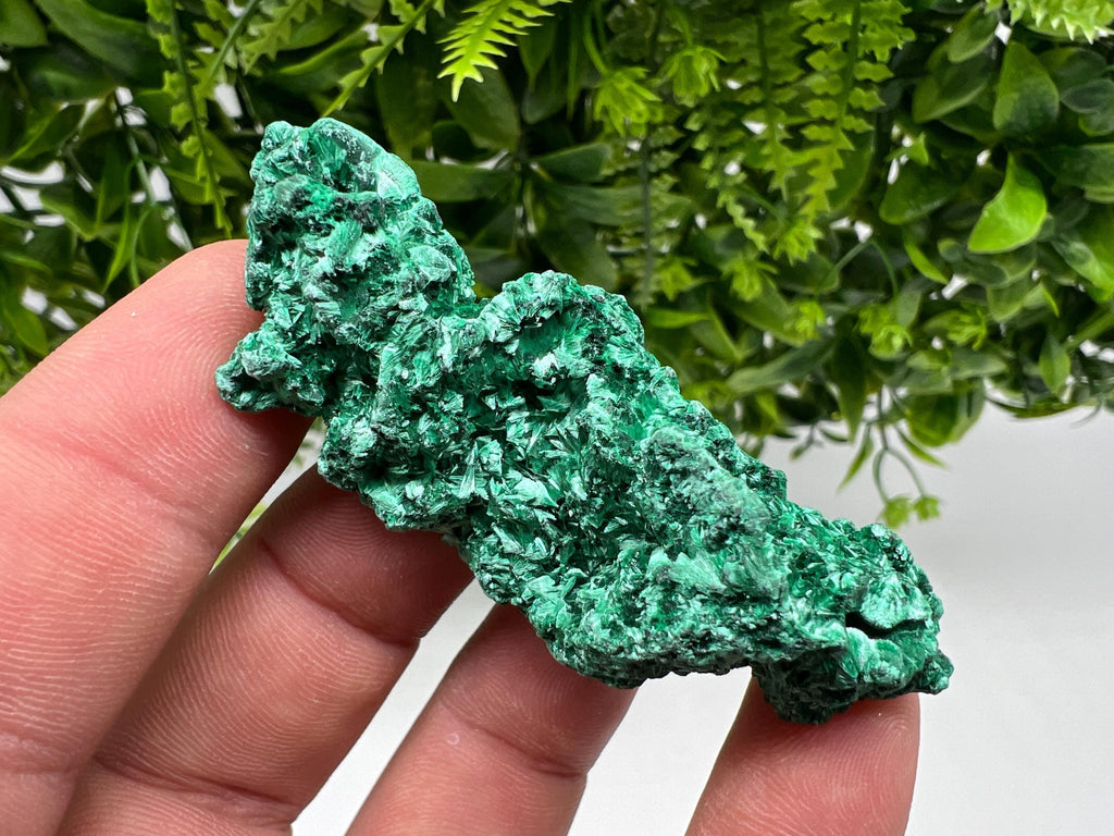 Polished Green Malachite Crystal, Congo Mineral Specimen