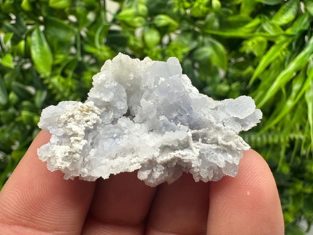 Rare Light Blue Chalcedony Specimen, Bulgarian Mineral Stone Decor