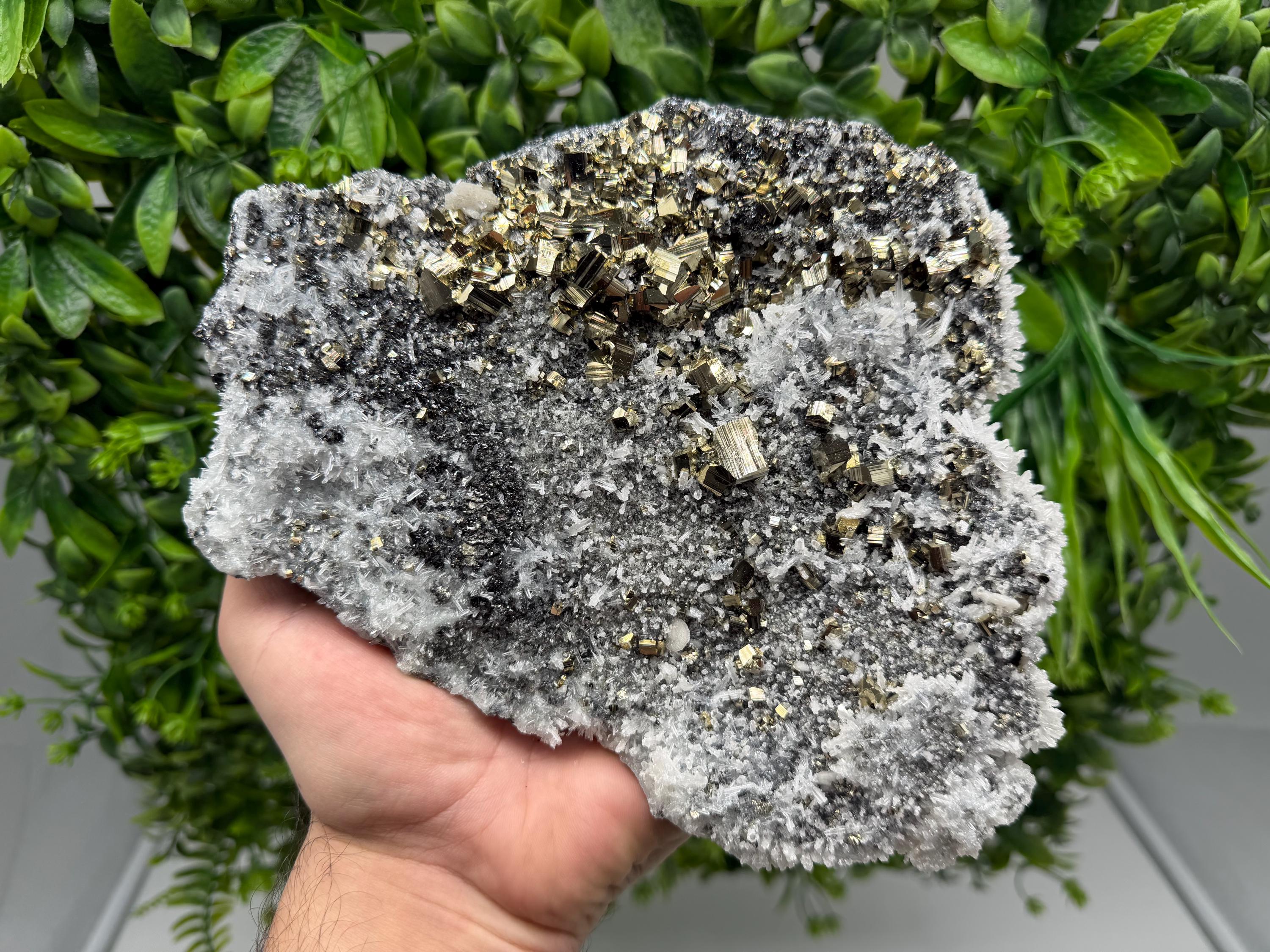 Pyrite Sphalerite Quartz  Mineral Specimen, Krushev dol Mine