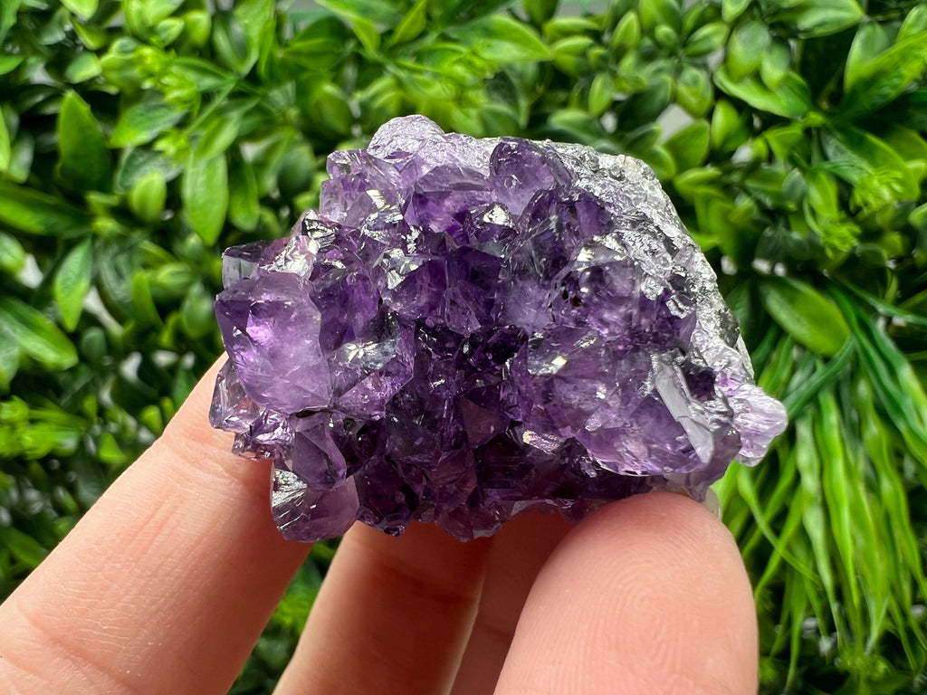 Uruguay Amethyst Crystal: Purple Quartz Home Decor, Energy Stone