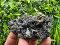 Pyrite on Sphalerite with Quartz, Borieva Mine Mineral Specimen