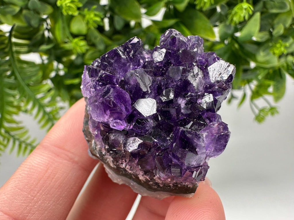 Uruguay Amethyst Crystal: Purple Quartz Home Decor, Energy Stone