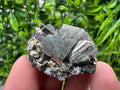 Pyrite on Sphalerite Mineral Specimen, Rare Crystal Decor