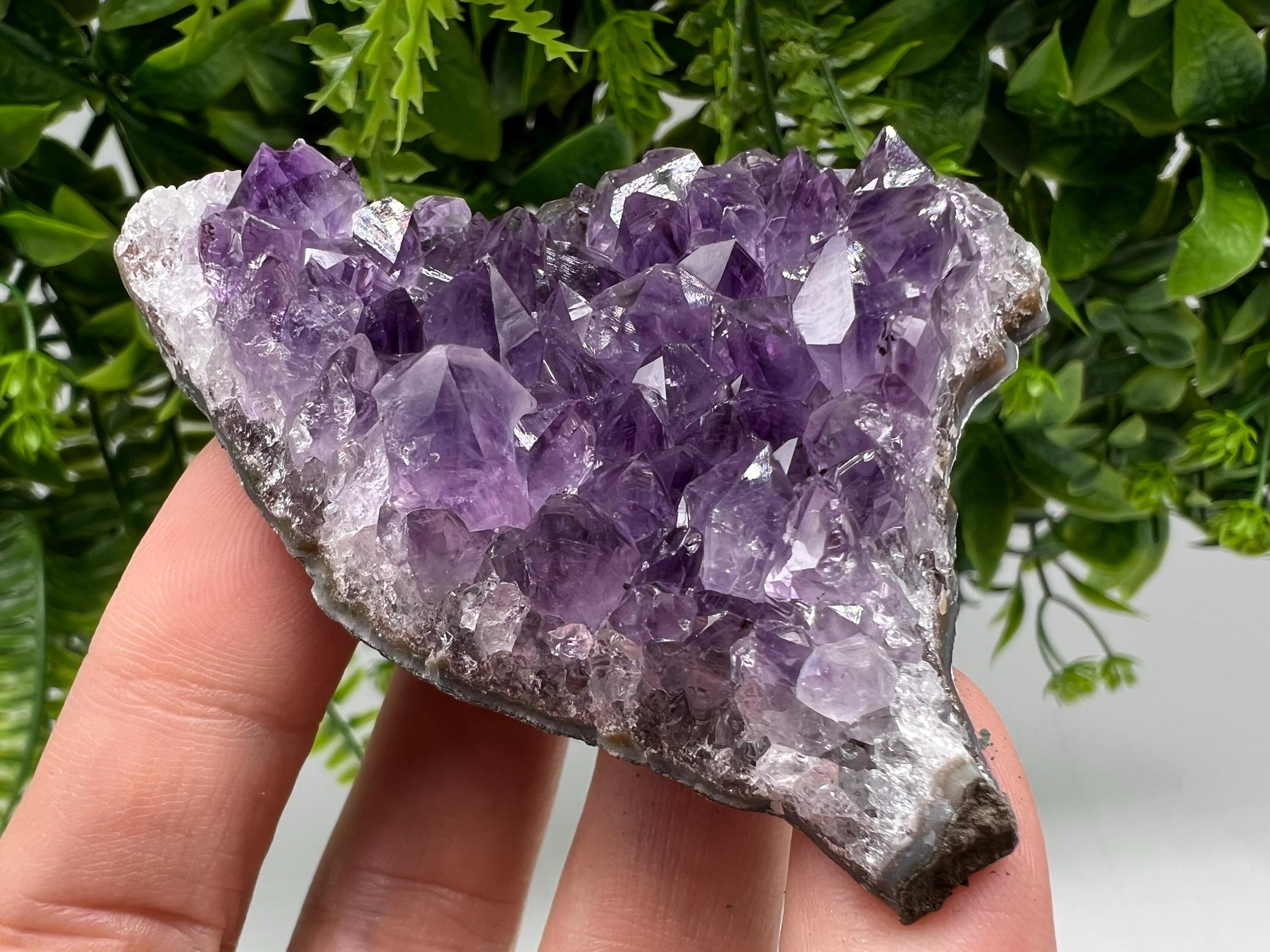 Stunning,Purple Amethyst from Uruguay,Natural Amethyst,Purple crystal,Pyrple Quartz,Crystal from Uruguay,Home decor,Energy crystal,Phantoms