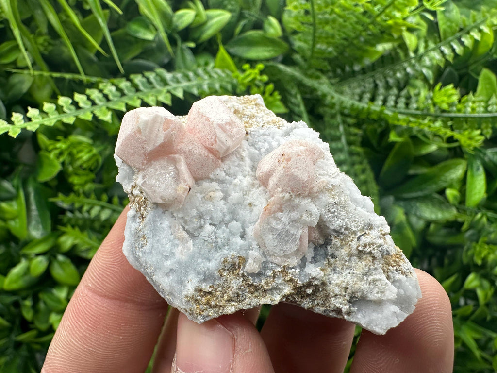 Mangano Calcite on Marcasite with Barite, Bulgaria Mineral Specimen