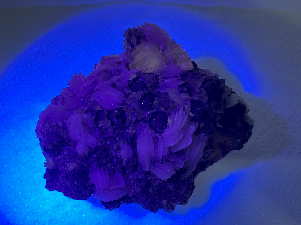 Wonderful Baryte with Cerussite on Galena from Morocco,Crystal, Mineral,Specimen,Cluster,Crystals,Barite Crystal,Cerussite Crystal,Specimen
