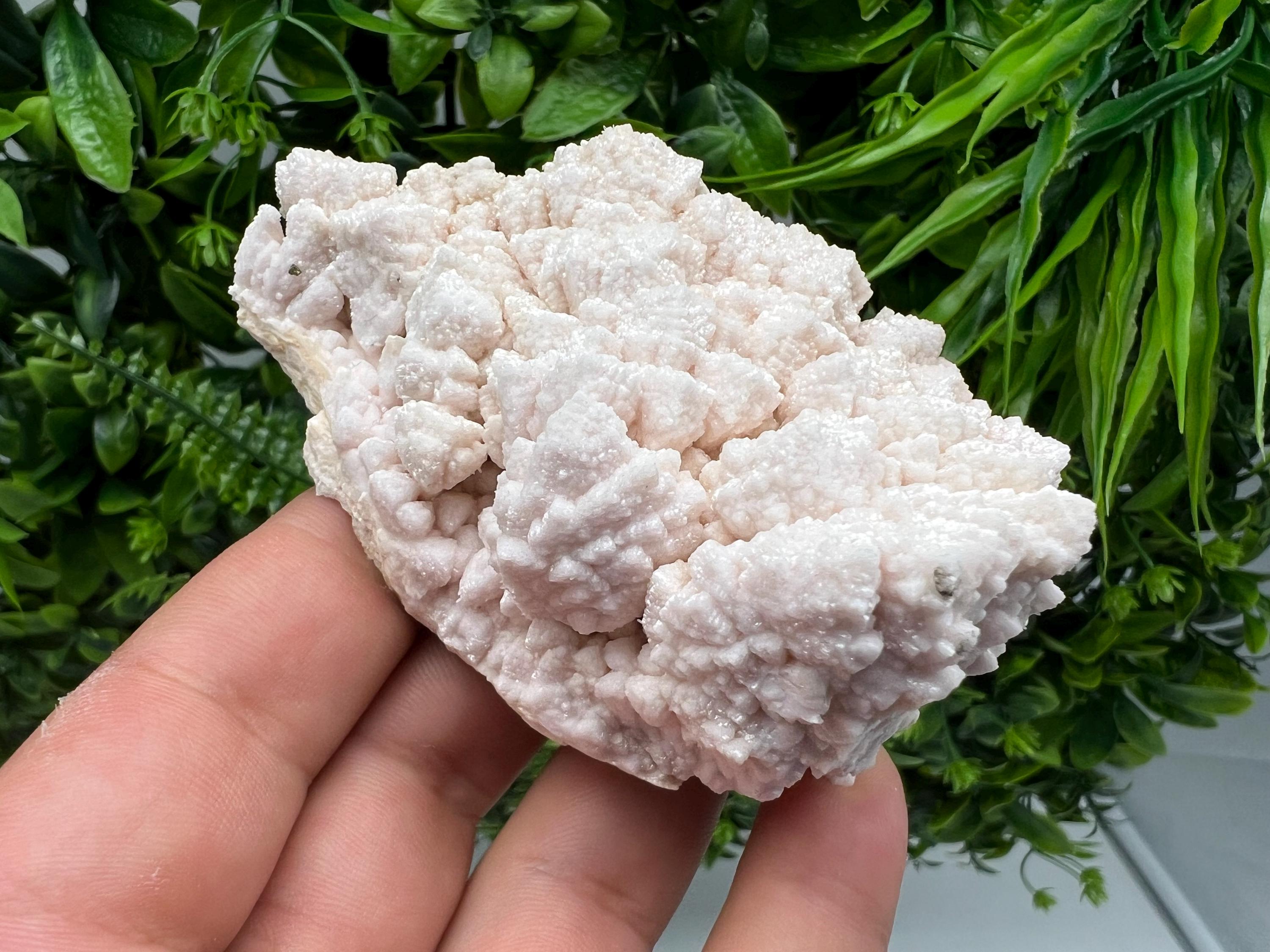 Pink Manganocalcite Mineral Specimen: Krushev Dol Mine, Bulgaria
