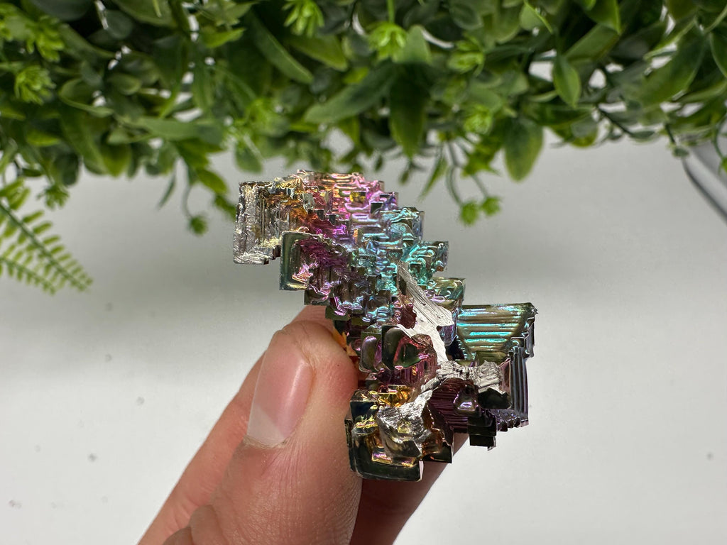Rainbow Bismuth Crystal: Rare Gemstone Specimen,wholesale Bismuth
