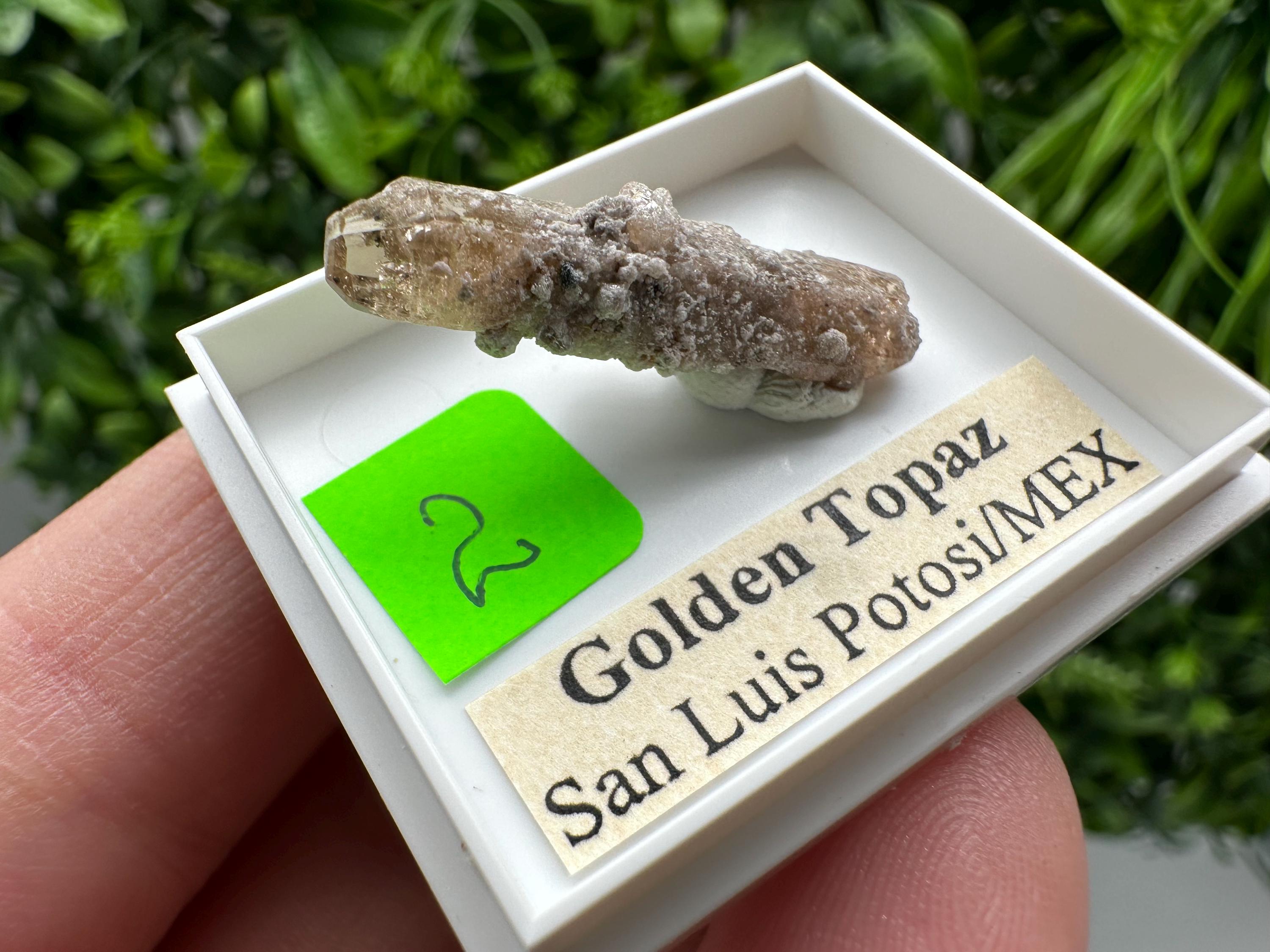 Golden Topaz Crystal, Mineral Specimen from Mexico